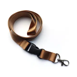Ecorare® - 5 Stuks Sleutelkoord - Kliksluiting - Lanyard - Keycord - Bruin - 50 Cm
