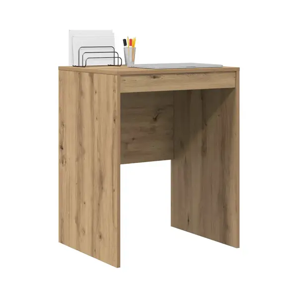 VidaXL Schreibtisch Artisan-Eiche 60 X 50 X 76 Cm, Wohnzimmer, Moderner Schreibtisch Für Zuhause, Kompakt, Langlebiges Schreiben, Minimalist Für thumbnail