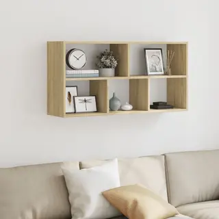 VidaXL Wandregal Sonoma-Eiche 100x25x50 Cm Holzwerkstoff