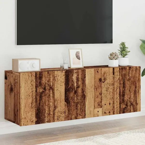 Vidaxl - Tv-wandschränke 2 Stk. Altholz-optik 60x30x41 Cm thumbnail