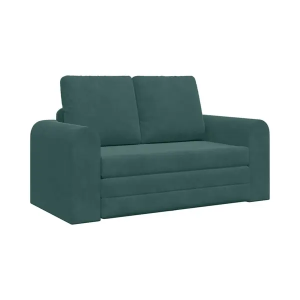 Sofa Bett Dunkelgrün 148 X 71 X 83 Cm Samt Vidaxl thumbnail