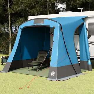 VidaXL Heckklappenzelt Mit Dach Blau 285 X 255 X 245 Cm Taft