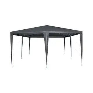 VidaXL Partytent Antraciet 400 X 400 X 266 Cm Polyethyleen En Staal