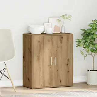 VidaXL Sideboard - Artisan Oak Storage Cabinet 60x31x70 Cm - Engineered Wood Side Cabinet/Buffet For Living Room/Dining Room/Office - Ample Storage