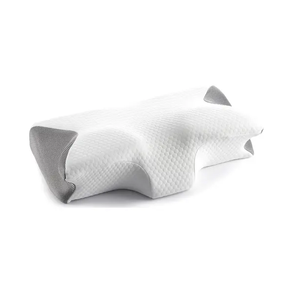 Sleeptight Vlinderkussen - Orthopedisch Hoofdkussen Tegen Nekklachten - Ergonomisch Anti Snurk Hoofdkussen – Traagschuim Memory Foam - 65x35x13cm thumbnail