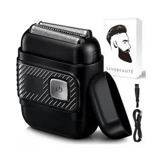 Sansbeauté® Foil Shaver Double Blade - Scheerapparaat Mannen - Elektrisch Shaver - Hoofd Kaal Scheren - Fade