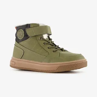 Blue Box Gevoerde Jongens Veterboots Groen - Maat 29