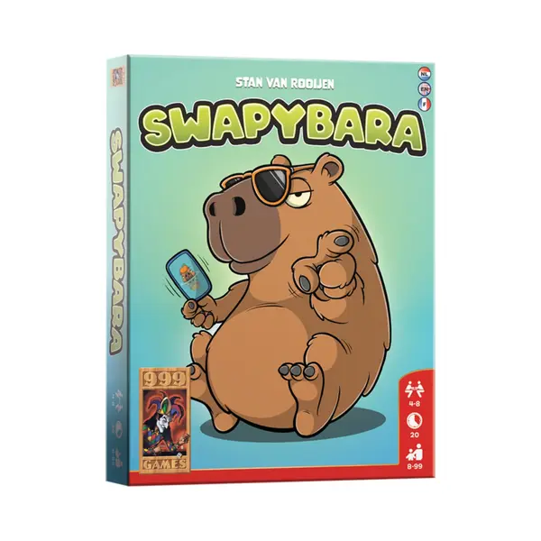 999 Games - Swapybara - Kaartspel - Veel Spel In Een Compact Doosje thumbnail