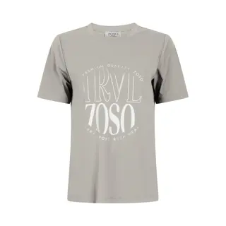 Zoso T-shirt Selma 261 Sand Stone Dames Maat - S