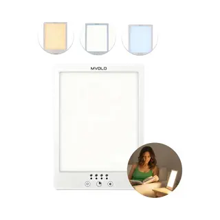 Mvolo® Lucent Bright - Zonlicht- Daglichtlamp 12.000 Lux – Lichttherapielamp – Uv-vrij – Verstelbare Bureaulamp