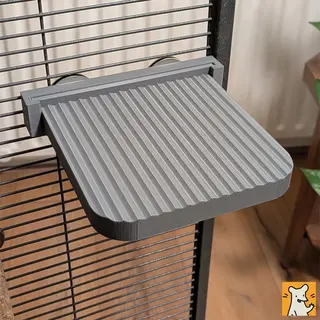 Rover Rats® - QuickSwap Groot Verwisselbaar Platform 14 X 14 Cm - Kooi Platform Voor Ratten, Chinchilla's En Meer