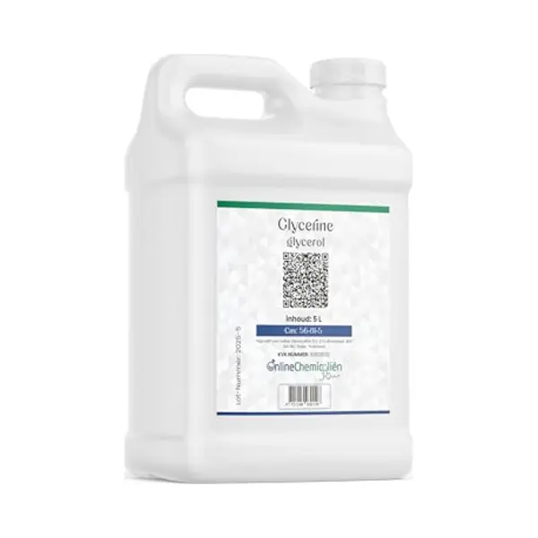 online chemicaliën Online Chemicalien – Glycerine – 5 L – Plantaardig – Zuiver 99.5% – Voor Zeep En Huidverzorging thumbnail