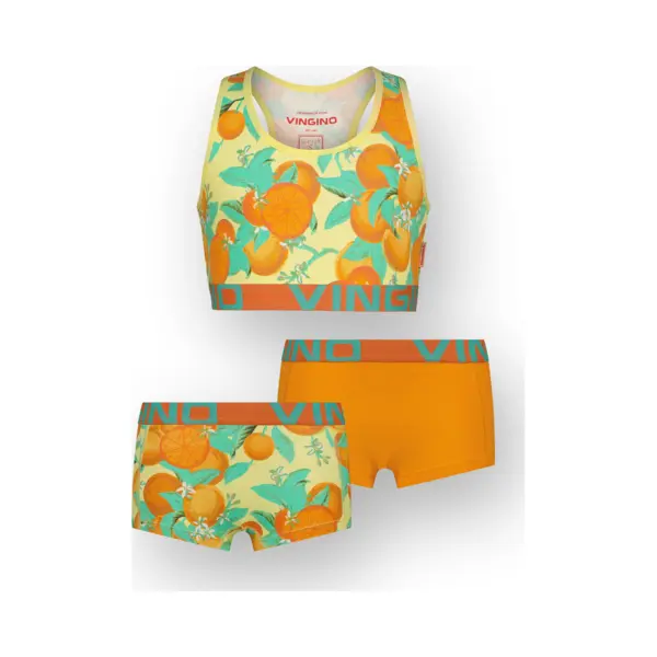 Vingino U262 Orange Racer 3pack-Apricot - Maat 134/140 thumbnail