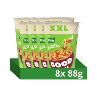 Knorr Good Pasta - Bolognese Xxl - Zonder Kunstmatige Kleurstoffen En Conserveermiddelen - 8 X 88 G