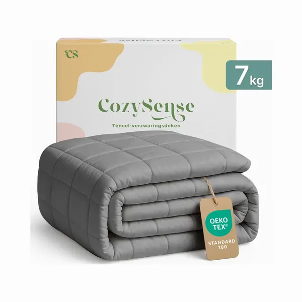 CozySense® Weighted Blanket 7kg - 100% Tencel - Weighted Blanket - Schwergewichtige Decke Mit Temperaturregulierung Und Atmungsaktivem Komfort - thumbnail