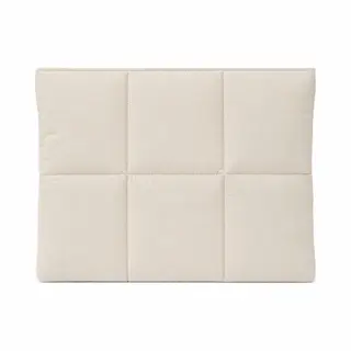 Mastersøn Puffy Laptophoes 15 / 16 Inch – Geschikt Voor MacBook Air & Pro – Laptop Sleeve Met Accessoirevak – Waterafstotend – Beige - Ivory