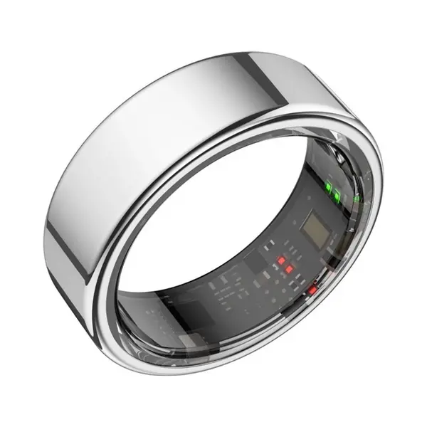 Focus® S1 Smart Ring - Zilver - Maat 12 - Hartslag - Menstruatiecyclus - Slaap Monitor - Slimme Ring - Sport Prestatie - Stappenteller -IP68 thumbnail