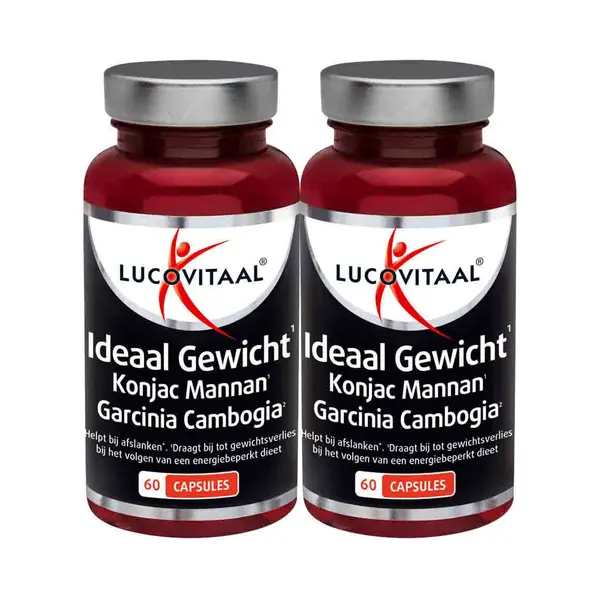 2x Lucovitaal Ideaal Gewicht Konjacwortel Garcinia Cambogia 60 Capsules thumbnail