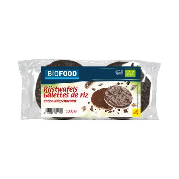 3x Damhert Rijstwafel Chocolade Bio 100 Gr thumbnail