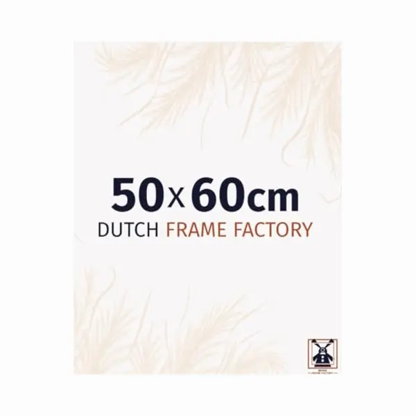Dutch Frame Factory - Bilderrahmen 50x60 Cm - Weiß Hochglanz - Bilderrhamen Aus Kunststoff Mit Antireflex Kunstglas - Fotorahmen 50x60 Cm - Easy thumbnail
