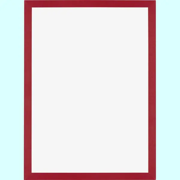 Dutch Frame Factory - Bilderrahmen Din A4 21x29, 7 Cm - Rot - Bilderrhamen Aus Mdf Mit Antireflex Kunstglas - Fotorahmen Din A4 21x29, 7 Cm - thumbnail