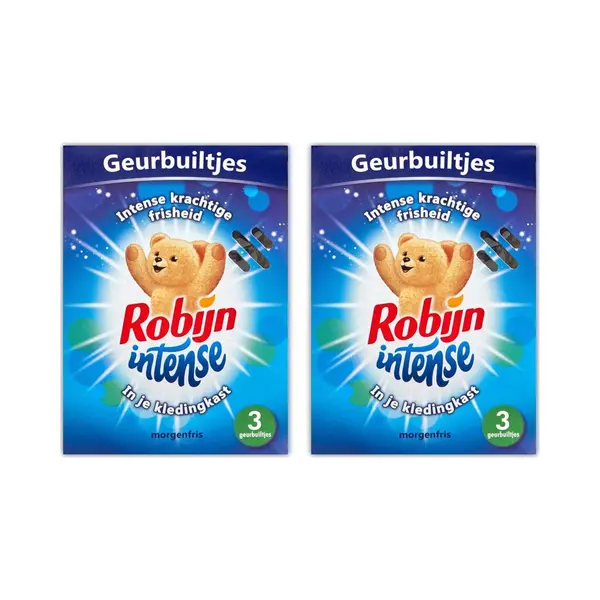 Robijn Geurbuiltjes - Intense Morgenfris - 2 X 3 Stuks thumbnail