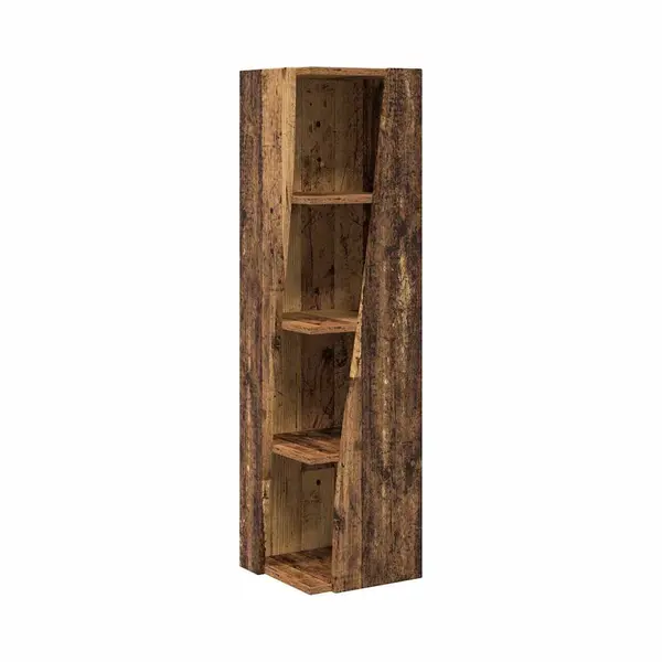 VidaXL Eckschrank Altholz 27, 5x27x102cm Holzwerkstoff thumbnail