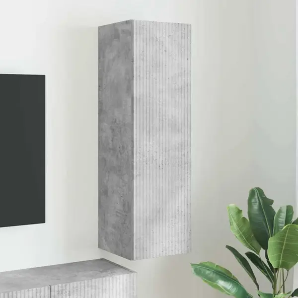 Tv-wandschrank Beton 30 X 31 X 100 Cm Holzwerkstoff Vidaxl thumbnail