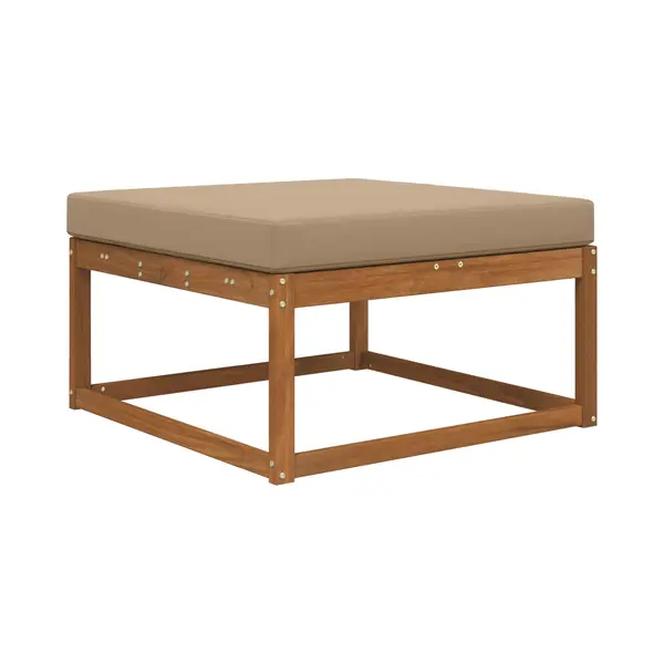VidaXL Sofakissen Für Draußen Taupe 80 X 80 X 8 Cm Polyester thumbnail