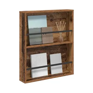 VidaXL Magazinregal Mit Regal Altholz 60 X 12 X 70 Cm Holzwerkstoff