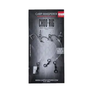 Carp Whisperer - Chod Rig - Haak Maat, 6 - 3 Stuks
