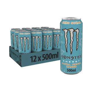 2x Monster Energy Ultra Zero Sugar Fiesta 12 X 500 Ml
