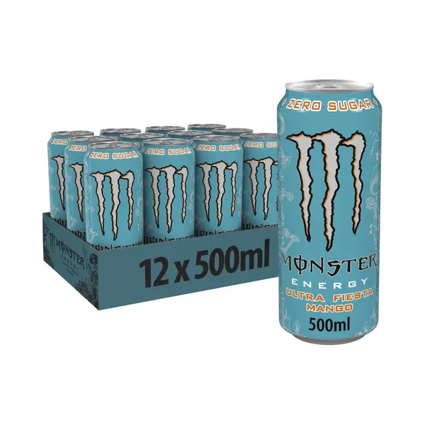 2x Monster Energy Ultra Zero Sugar Fiesta 12 X 500 Ml thumbnail