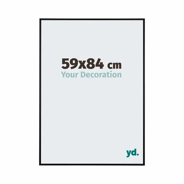 Your Decoration Fotokader 59x84 Cm - Zwart Mat - Aluminium - Kent thumbnail