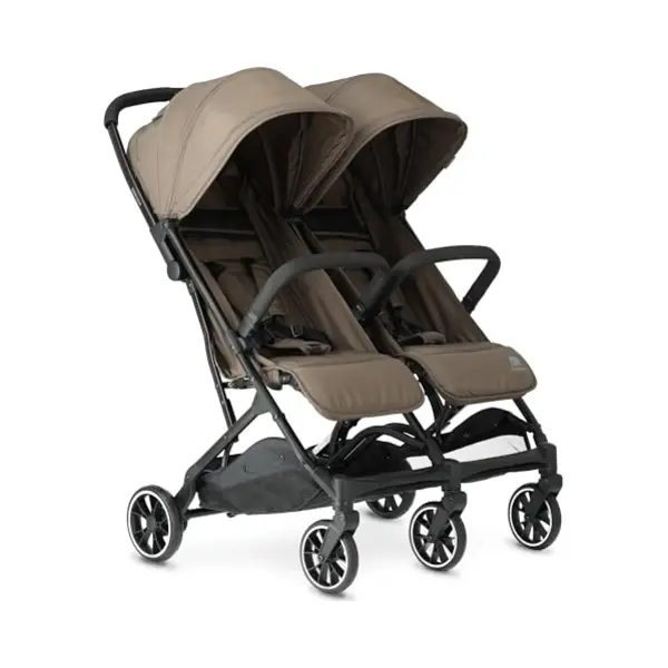 Deryan Rolo X2 Kinderwagen Buggy 2 In 1 - Klein Zusammenklappbar - Geburt Bis 4 Jahre - Baby Wagen Pro Sitz Belastbar Bis 22kg - Kinderbuggy Klappbar thumbnail