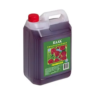 Raak Limonade Vruchtensiroop Framboos Grote - Xxl Jerrycan 5 Liter