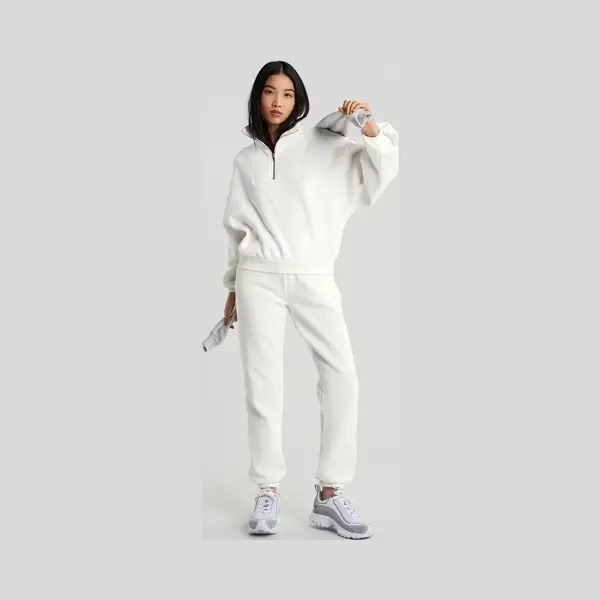 Gina Tricot - Basic Sweatpants - Jogginghosen - Weiß - L - Dame thumbnail