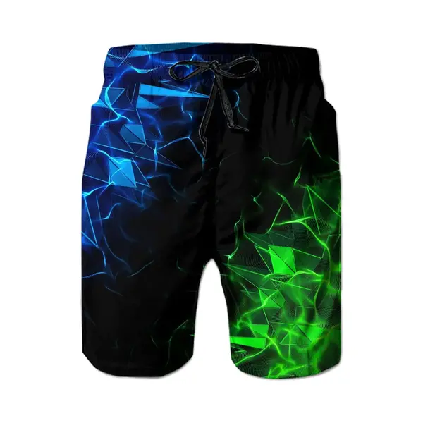 Neon Design Zwembroek - Groen - Blauw - Heren thumbnail