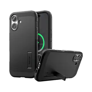 Spigen Tough Armor T (MagFit) Handy-Schutzhülle 16 cm (6.3") Cover Schwarz