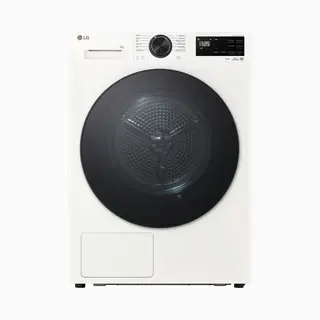 Lg RHX5009TWB Warmtepompdroger 9 Kg Met Dual Inverter Heat Pump Voor Gelijkmatig En Energiezuinig Drogen, Sensor Dry Stopt Automatisch Bij Droog,