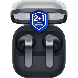 Samsung Galaxy Buds4 - Zwart + 1 Jaar Extra Garantie