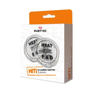Rubytec Hiti Handwarmers - 2-delig - Herbruikbaar - Ø9, 5 Cm - Gelbasis - Verwarmingskussen - 1.5 Uur Warmte - Zakverwarmers - Warmtepads