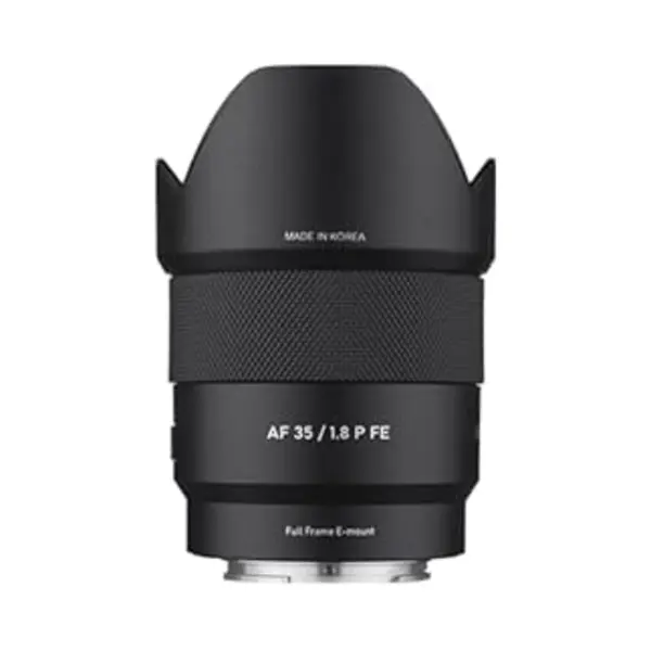 Samyang Auto Focus Af 35mm F1.8 P Prima Series Compact Full Frame Wide Angle And Prime Lenses For Both Photography And Video Creation Lens For Sony E thumbnail
