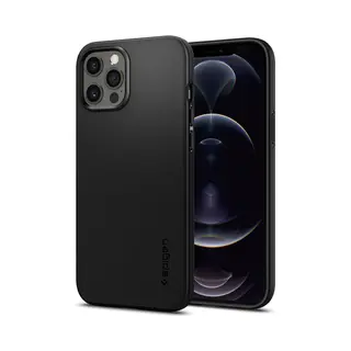 Spigen Thin Fit mobiele telefoon behuizingen 17 cm (6.7") Hoes Zwart