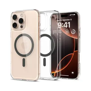 Spigen Ultra Hybrid (MagFit) Handy-Schutzhülle 17,5 cm (6.9") Cover Graphit, Transparent