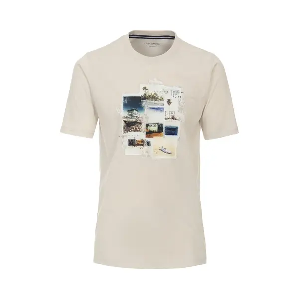 Casa Moda T-shirt Key West En Miami Collectie Beige - L thumbnail
