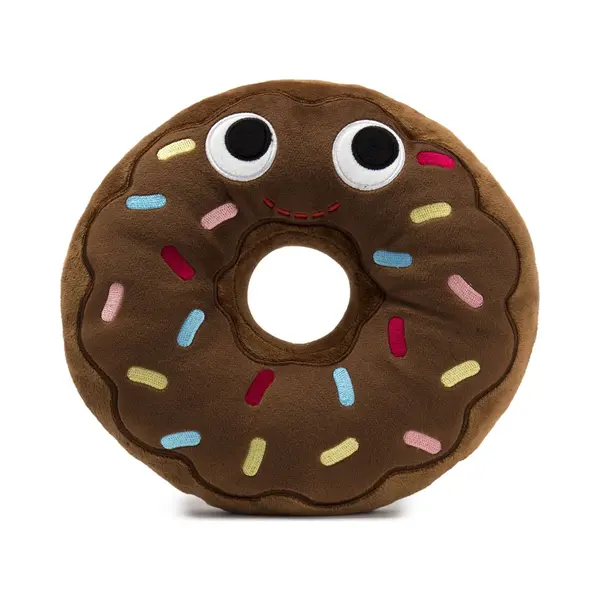 Kidrobot Yummy World Ben Chocolate Donut Knuffel - Zacht Pluche - 20 Cm thumbnail