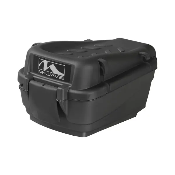 M-Wave Amsterdam Easy Box S-M Achter Fiets transportdoos 5 l Kunststof Zwart thumbnail