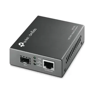 Tp-Link MC420L netwerk media converter 10000 Mbit/s Multimode, Single-mode Zwart