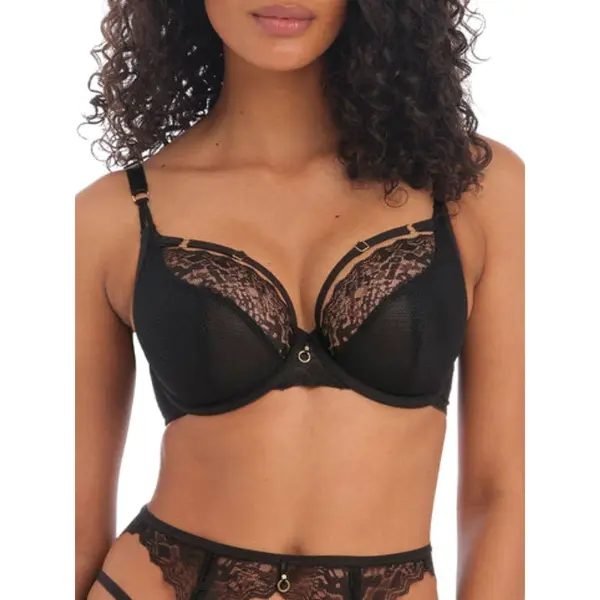 Freya Temptress Plunge Bra In Black thumbnail